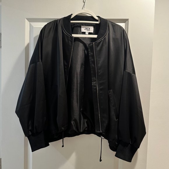 BB Dakota On Duty Satin Bomber Jacket - Picture 5 of 6
